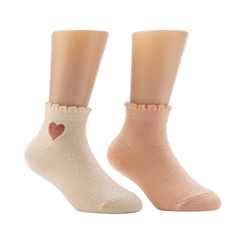Žensko srce s vezom Cozy Home Socks