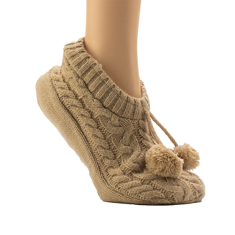 Ženske Roving Cable Fitted Snug Lounge Home čarape